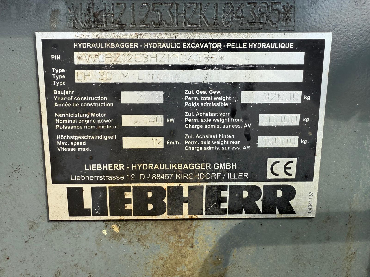 LIEBHERR LH30M - حفارة النقل والشحن: صور 3 LIEBHERR LH30M - حفارة النقل والشحن: صور 3