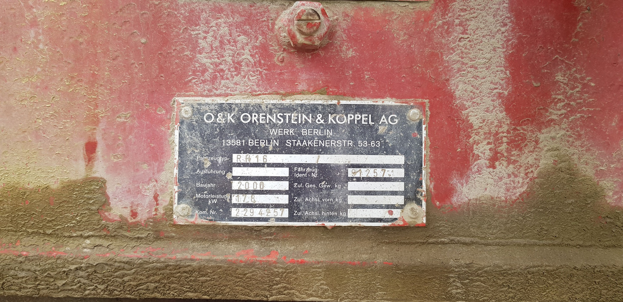 O&K RH16 S/N: 91257 - حفارات زحافة: صور 3 O&K RH16 S/N: 91257 - حفارات زحافة: صور 3