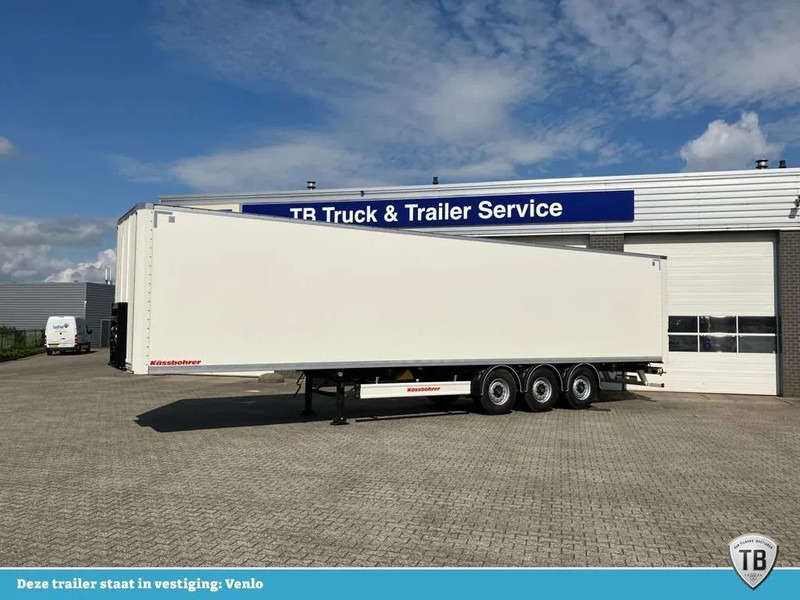 Kässbohrer SBT / 20 - 12 / 27 - Gesloten oplegger met 2x liftassen - بصندوق مغلق نصف مقطورة: صور 1 Kässbohrer SBT / 20 - 12 / 27 - Gesloten oplegger met 2x liftassen - بصندوق مغلق نصف مقطورة: صور 1