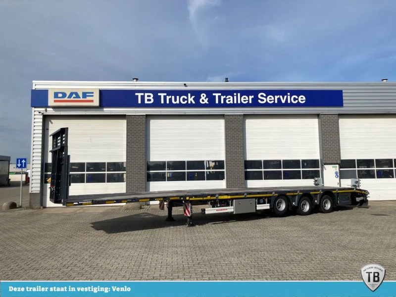 Kässbohrer SPA M3 / 1N - 18 / 27 Heavy Duty uitschuifbare vlakke mega trailer met liftas, rongen en oprijplaten - بصندوق مغلق نصف مقطورة: صور 1 Kässbohrer SPA M3 / 1N - 18 / 27 Heavy Duty uitschuifbare vlakke mega trailer met liftas, rongen en oprijplaten - بصندوق مغلق نصف مقطورة: صور 1