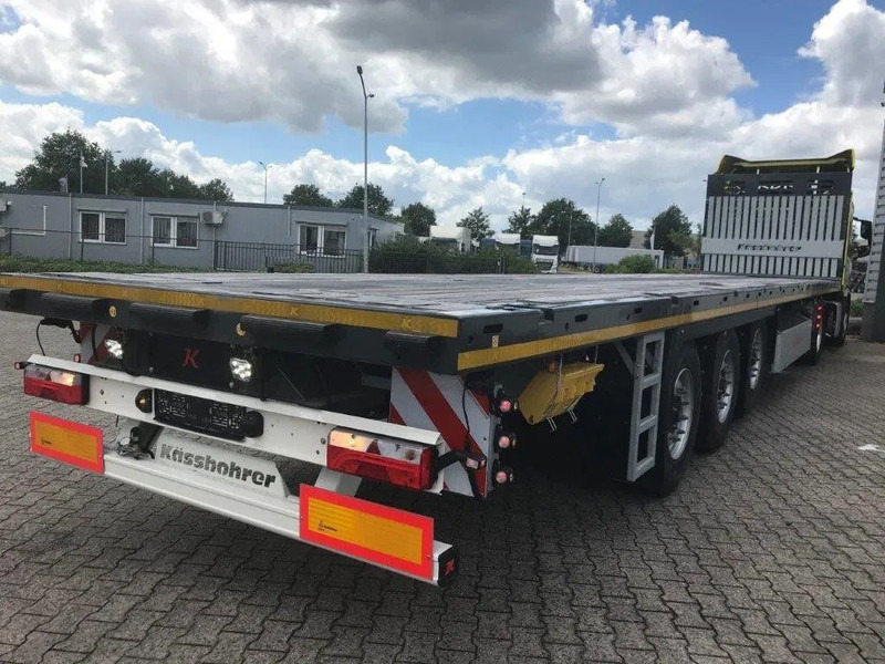 Kässbohrer SPS H 3 / ON - 18 / 27 Heavy Duty vlakke oplegger - نصف مقطورة مسطحة: صور 1 Kässbohrer SPS H 3 / ON - 18 / 27 Heavy Duty vlakke oplegger - نصف مقطورة مسطحة: صور 1