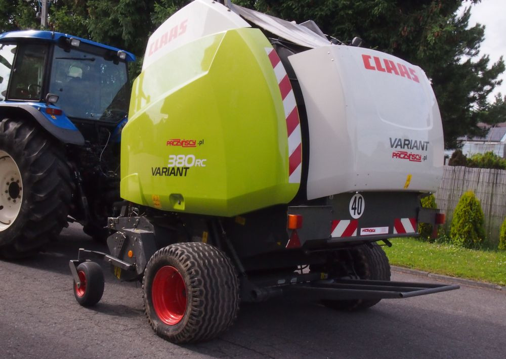 مكبس القش الدائري Prasa Claas VARIANT 380 RC  2014 Prasa rolująca z nożami i opuszczana podłoga: صور 9
