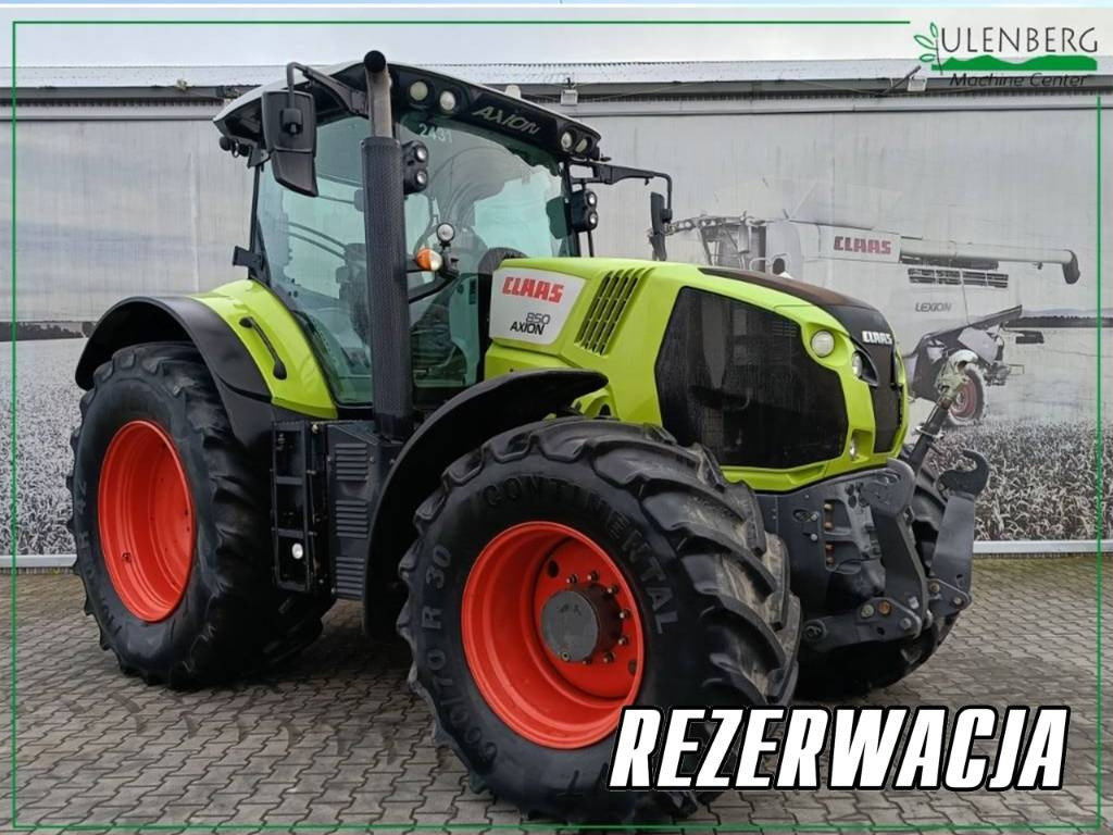 Claas Axion 850 CIS - جرار: صور 1 Claas Axion 850 CIS - جرار: صور 1