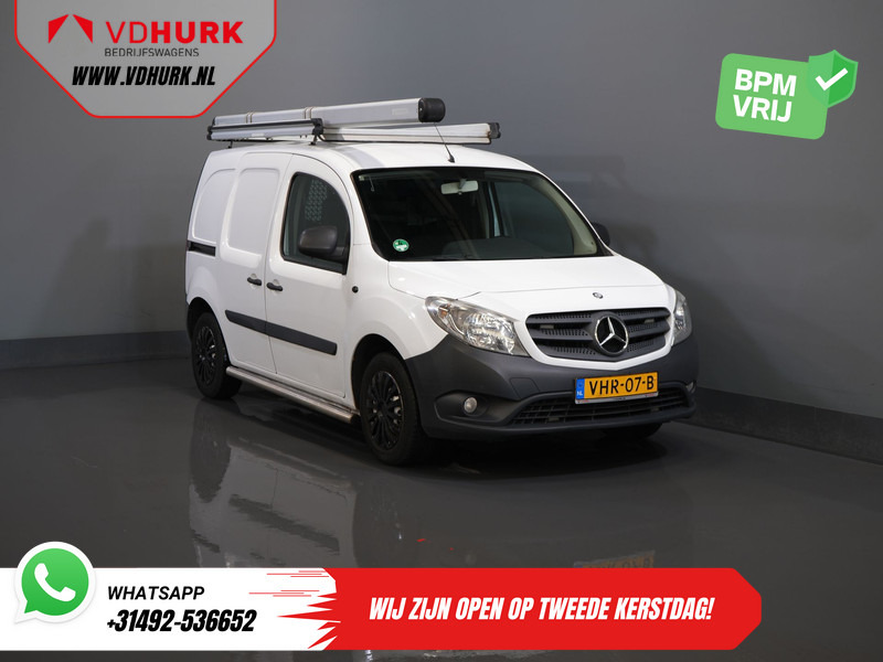 Mercedes-Benz Citan 112 BENZINE MARGE Imperiaal/ Inrichting/ Sidebars/ Airco/ Trekhaak/ PDC - فان المدمجة: صور 1 Mercedes-Benz Citan 112 BENZINE MARGE Imperiaal/ Inrichting/ Sidebars/ Airco/ Trekhaak/ PDC - فان المدمجة: صور 1