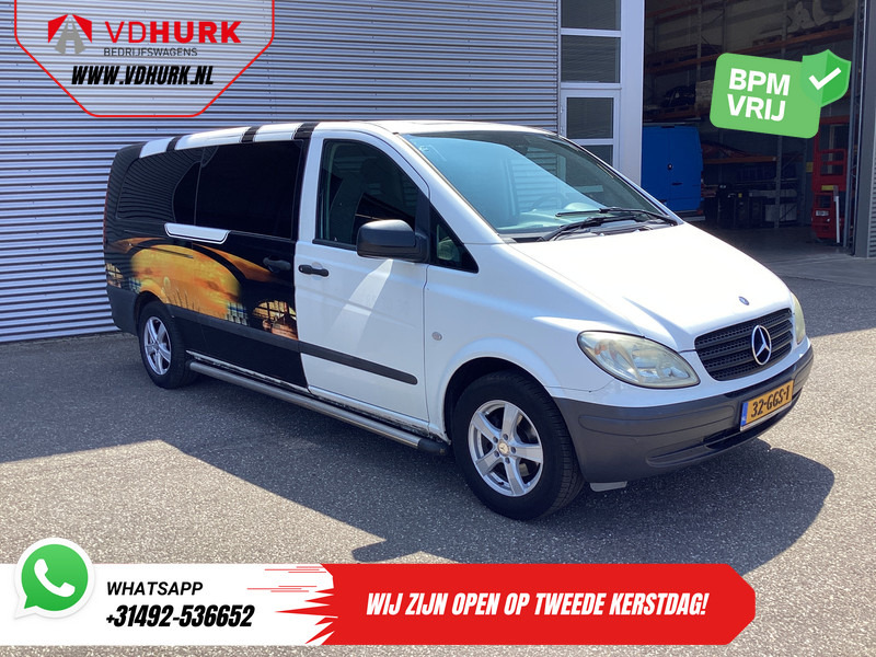 Mercedes-Benz Vito 109 CDI L3 EXPORT ONLY (€6.655,- Incl. BTW/BPM Vrij!) 9 Persoons/ Kombi/ Combi/ 9P/ Sidebars/ Camera/ Trekhaak/ Airco - صغيرة, ميكروباص: صور 1 Mercedes-Benz Vito 109 CDI L3 EXPORT ONLY (€6.655,- Incl. BTW/BPM Vrij!) 9 Persoons/ Kombi/ Combi/ 9P/ Sidebars/ Camera/ Trekhaak/ Airco - صغيرة, ميكروباص: صور 1