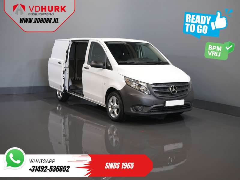 فان المدمجة Mercedes-Benz Vito 114 CDI L2 BPM VRIJ! 270gr. Deuren/ Stoelverw./ Navi/ Carplay/ PDC/ Cruise/ Airco: صور 9