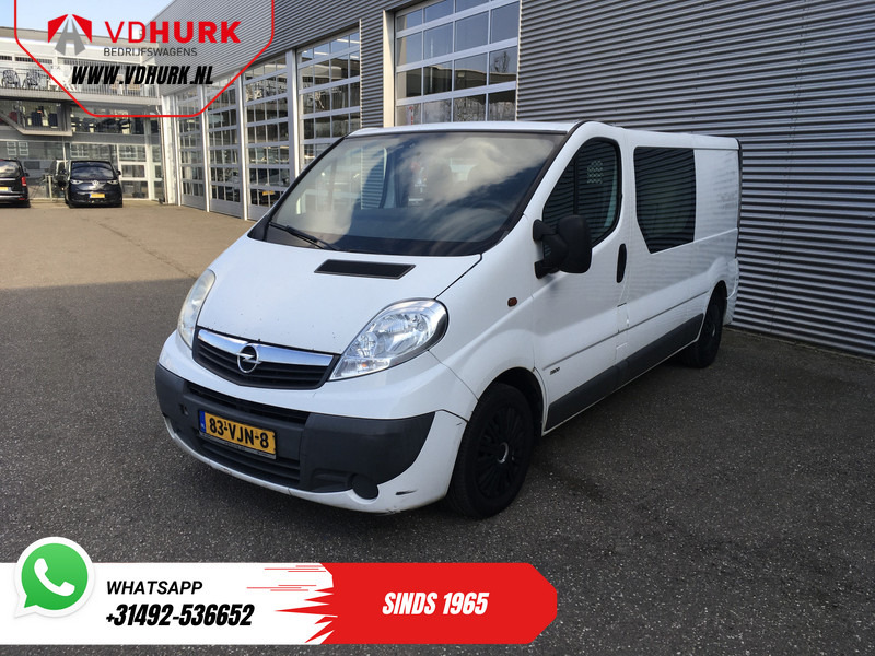 فان المدمجة, الشاحنات الصغيرة كابينة مزدوجة Opel Vivaro 2.0 CDTI 115pk L2 DC Dubbel Cabine EXPORT ONLY APK 01-2026/ 6 Pers./ Airco/ Trekhaak: صور 7