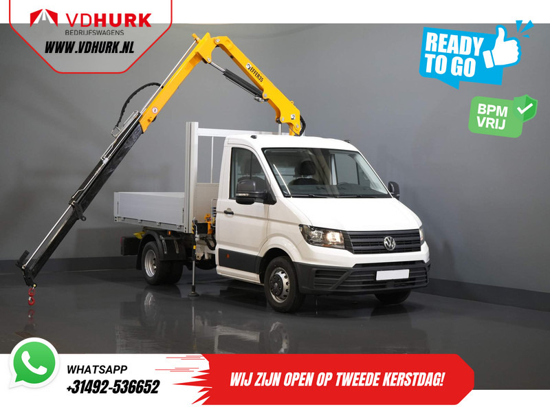 Volkswagen Crafter 50 165 pk Effer 352S Kraan/ Crane/ Kran/ Autokran/ PTO/ Open laadbak/ Dubbel Lucht - الشاحنات الصغيرة المسطحة: صور 1 Volkswagen Crafter 50 165 pk Effer 352S Kraan/ Crane/ Kran/ Autokran/ PTO/ Open laadbak/ Dubbel Lucht - الشاحنات الصغيرة المسطحة: صور 1