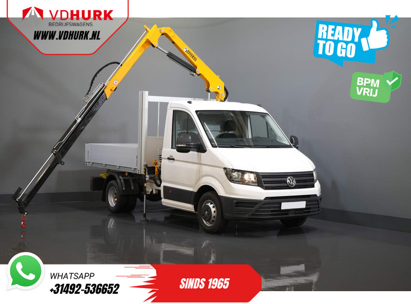 Volkswagen Crafter 50 165 pk Effer 352S Kraan/ Crane/ Kran/ Autokran/ PTO/ Open laadbak/ Dubbel Lucht - الشاحنات الصغيرة المسطحة: صور 1 Volkswagen Crafter 50 165 pk Effer 352S Kraan/ Crane/ Kran/ Autokran/ PTO/ Open laadbak/ Dubbel Lucht - الشاحنات الصغيرة المسطحة: صور 1
