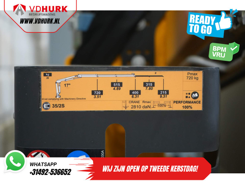 تأجير Volkswagen Crafter 50 165 pk Effer 352S Kraan/ Crane/ Kran/ Autokran/ PTO/ Open laadbak/ Dubbel Lucht Volkswagen Crafter 50 165 pk Effer 352S Kraan/ Crane/ Kran/ Autokran/ PTO/ Open laadbak/ Dubbel Lucht: صور 14