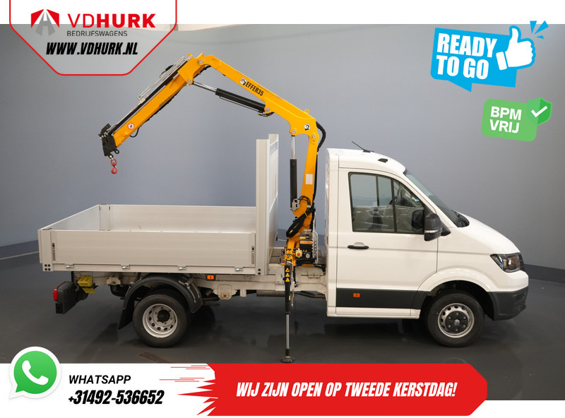 Volkswagen Crafter 50 165 pk Effer 352S Kraan/ Crane/ Kran/ Autokran/ PTO/ Open laadbak/ Dubbel Lucht - الشاحنات الصغيرة المسطحة: صور 4 Volkswagen Crafter 50 165 pk Effer 352S Kraan/ Crane/ Kran/ Autokran/ PTO/ Open laadbak/ Dubbel Lucht - الشاحنات الصغيرة المسطحة: صور 4