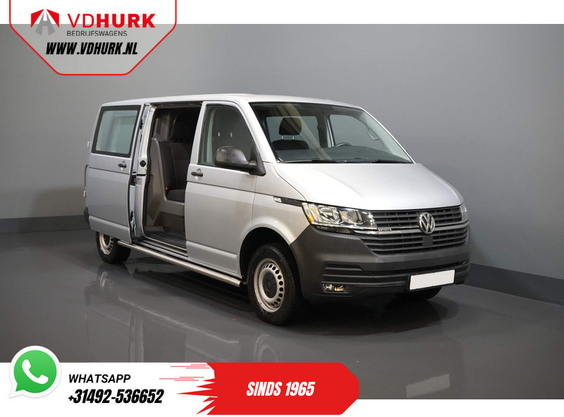 فان المدمجة, الشاحنات الصغيرة كابينة مزدوجة Volkswagen Transporter T6.1 2.0 TDI 150 pk L2 DC Dubbel Cabine 4Motion/ 4x4/ Standkachel/ 2.5t Trekverm./ Cruise/ 4-motion: صور 8