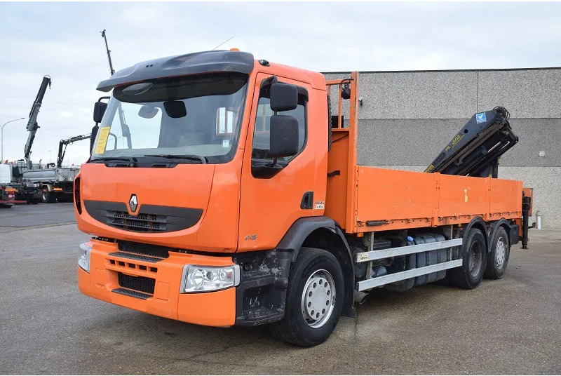 Renault Premium 410 - شاحنات مسطحة, شاحنة كرين: صور 2 Renault Premium 410 - شاحنات مسطحة, شاحنة كرين: صور 2