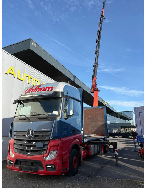 Mercedes-Benz Actros 2548 6X2 + Aanhanger*Palfinger crane*Cruise control*Airco* - شاحنة ستارة, شاحنة كرين: صور 2 Mercedes-Benz Actros 2548 6X2 + Aanhanger*Palfinger crane*Cruise control*Airco* - شاحنة ستارة, شاحنة كرين: صور 2
