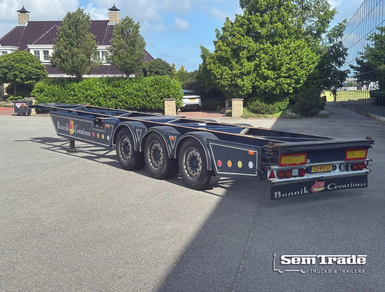 Burg BPO 13-27 Ccxlx 40" Galvanised Super Chassis SAF Axles Disc Brakes 2x Lift Axles 3 Pieces IN Stock Super Condition - شاحنات الحاويات/ جسم علوي قابل للتغيير نصف مقطورة: صور 2 Burg BPO 13-27 Ccxlx 40" Galvanised Super Chassis SAF Axles Disc Brakes 2x Lift Axles 3 Pieces IN Stock Super Condition - شاحنات الحاويات/ جسم علوي قابل للتغيير نصف مقطورة: صور 2