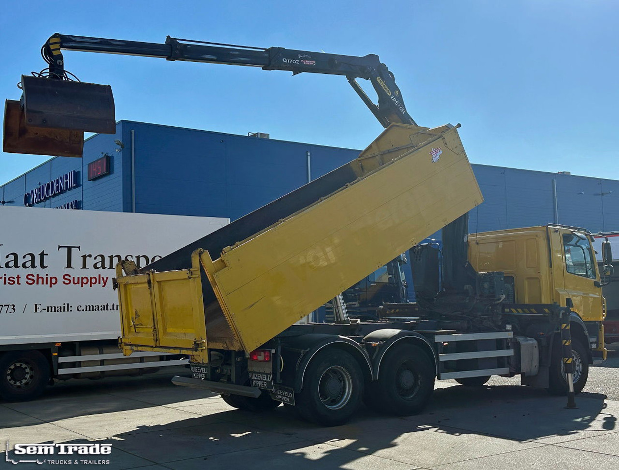 DAF CF 410 FAT 6X4 188.000 KM Palfinger 17 TON/Meter Kraan 2 Zijdige Ruizeveld K - شاحنة كرين: صور 3 DAF CF 410 FAT 6X4 188.000 KM Palfinger 17 TON/Meter Kraan 2 Zijdige Ruizeveld K - شاحنة كرين: صور 3