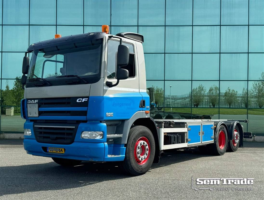 شاحنات الحاويات/ جسم علوي قابل للتغيير شاحنة DAF CF 85 FAN 6X2 Full ADR Container Frame 20 FT 30 FT Compressor NL Truck: صور 1