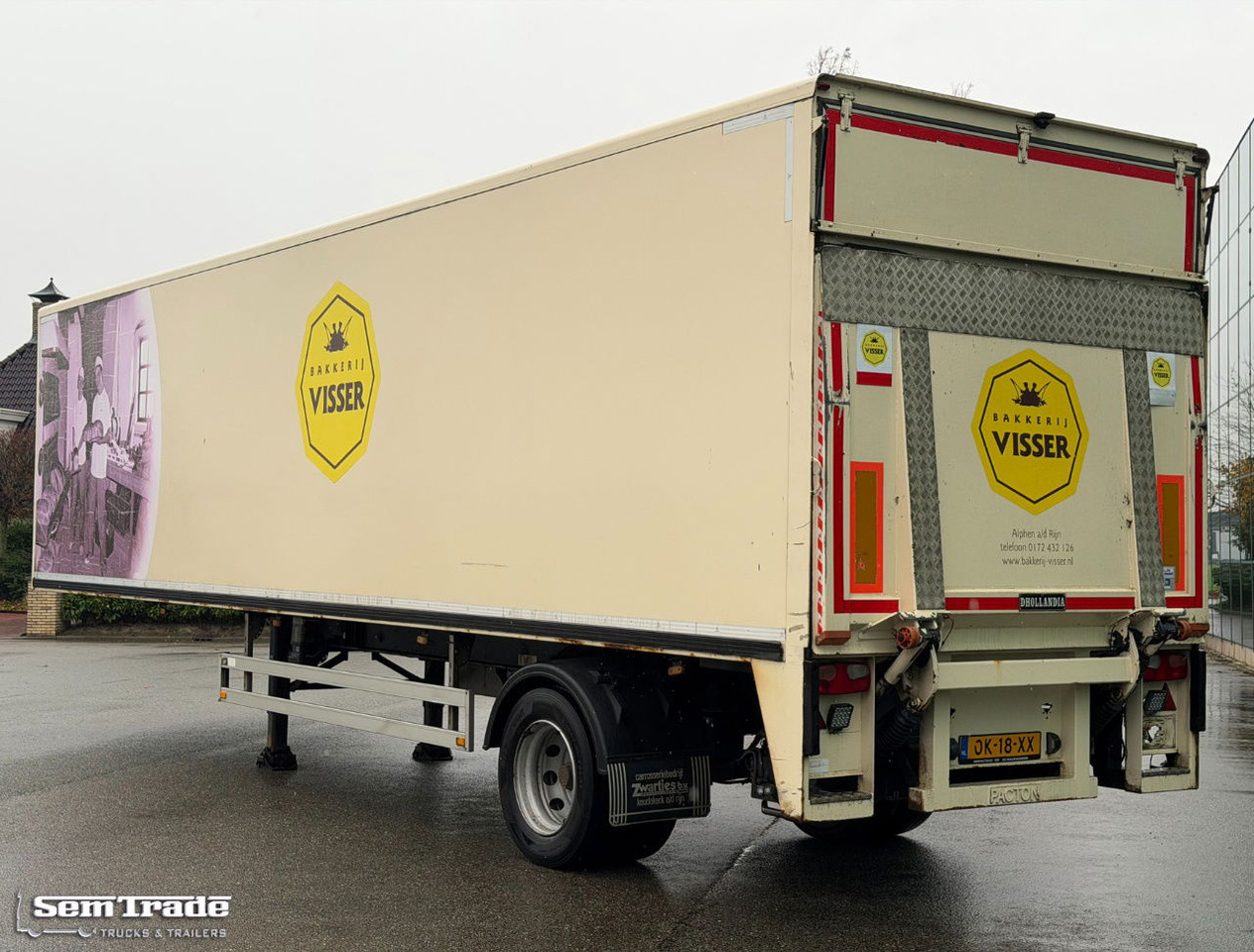 Pacton TBD 122 Tail Lift Steering Axle 1075x250x230 Inside NL City Trailer - بصندوق مغلق نصف مقطورة: صور 3 Pacton TBD 122 Tail Lift Steering Axle 1075x250x230 Inside NL City Trailer - بصندوق مغلق نصف مقطورة: صور 3