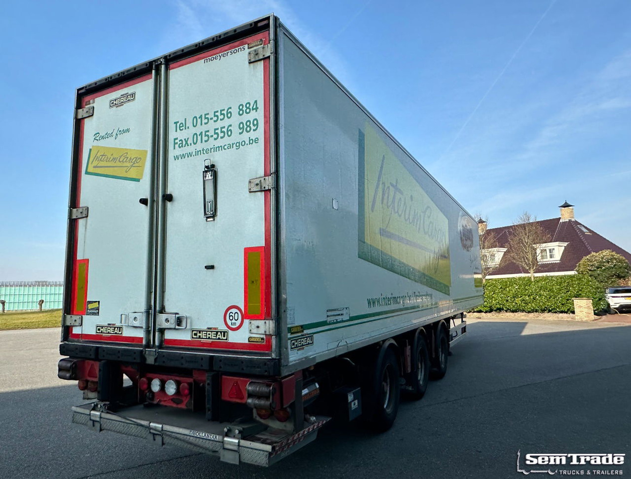 Renders Chereau Carrier Maxima 1300 Steering Axle Tail Lift Belgium Trailer - مبردة نصف مقطورة: صور 5 Renders Chereau Carrier Maxima 1300 Steering Axle Tail Lift Belgium Trailer - مبردة نصف مقطورة: صور 5