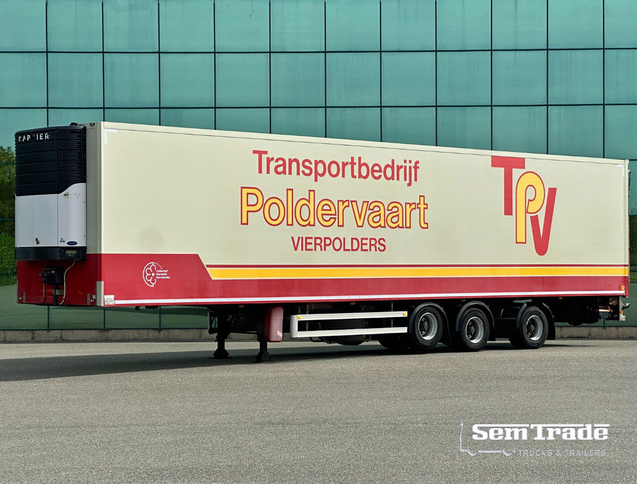 Samro 3-AS Stuuras 3 Tons Achtersluitklep - مبردة نصف مقطورة: صور 1 Samro 3-AS Stuuras 3 Tons Achtersluitklep - مبردة نصف مقطورة: صور 1