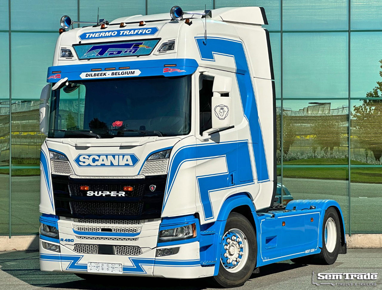 Scania R450 NGS Full AIR Retarder Full Spoiler 2X Tanks Super Condition Belgium-Truck - شاحنة جرار: صور 1 Scania R450 NGS Full AIR Retarder Full Spoiler 2X Tanks Super Condition Belgium-Truck - شاحنة جرار: صور 1