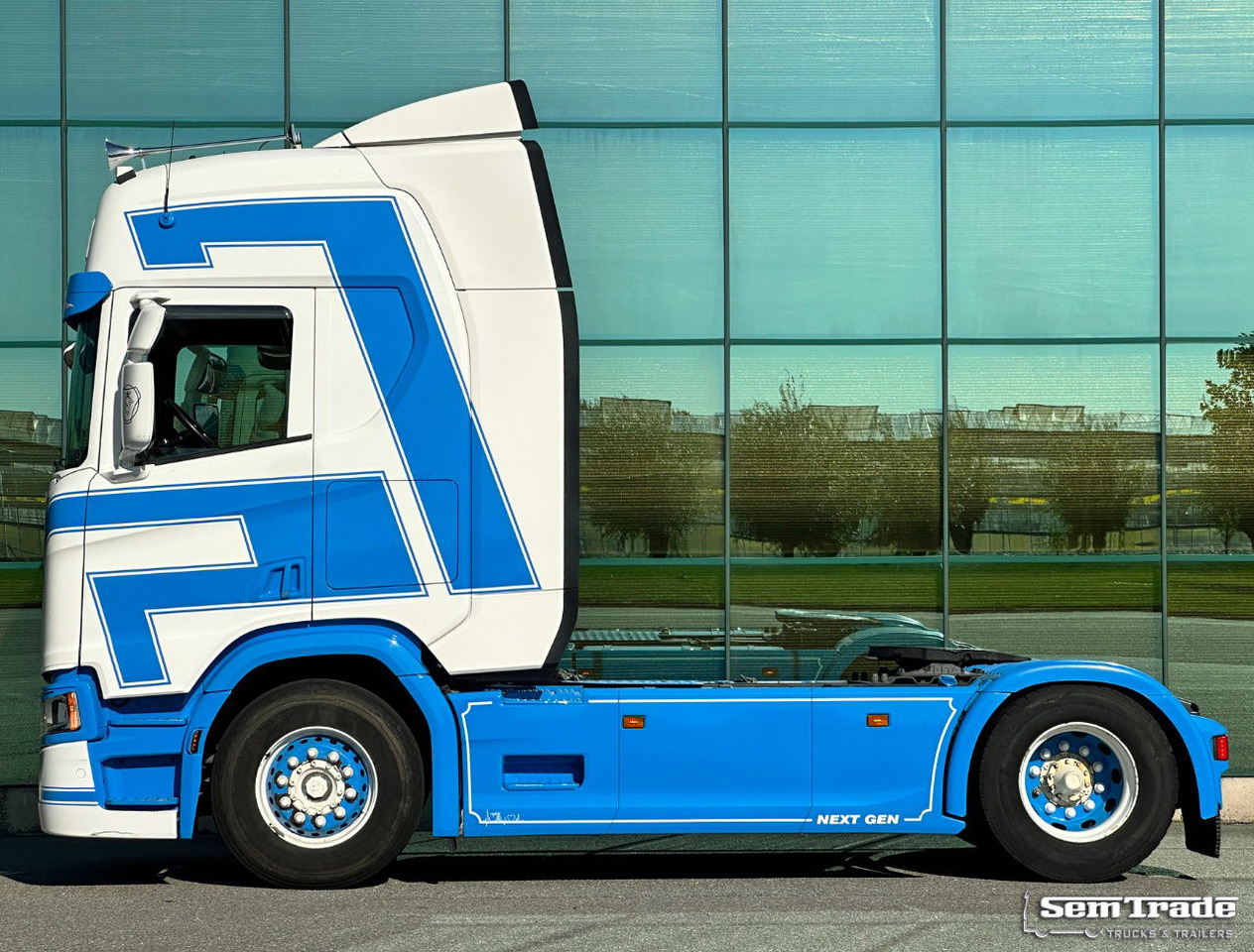 Scania R450 NGS Full AIR Retarder Full Spoiler 2X Tanks Super Condition Belgium-Truck - شاحنة جرار: صور 2 Scania R450 NGS Full AIR Retarder Full Spoiler 2X Tanks Super Condition Belgium-Truck - شاحنة جرار: صور 2