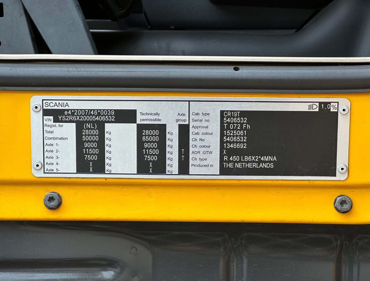 مبردة شاحنة Scania R450 Retarder TRS Cooling Heiwo Isolated Boxes Tail Lift NL-Combi: صور 30