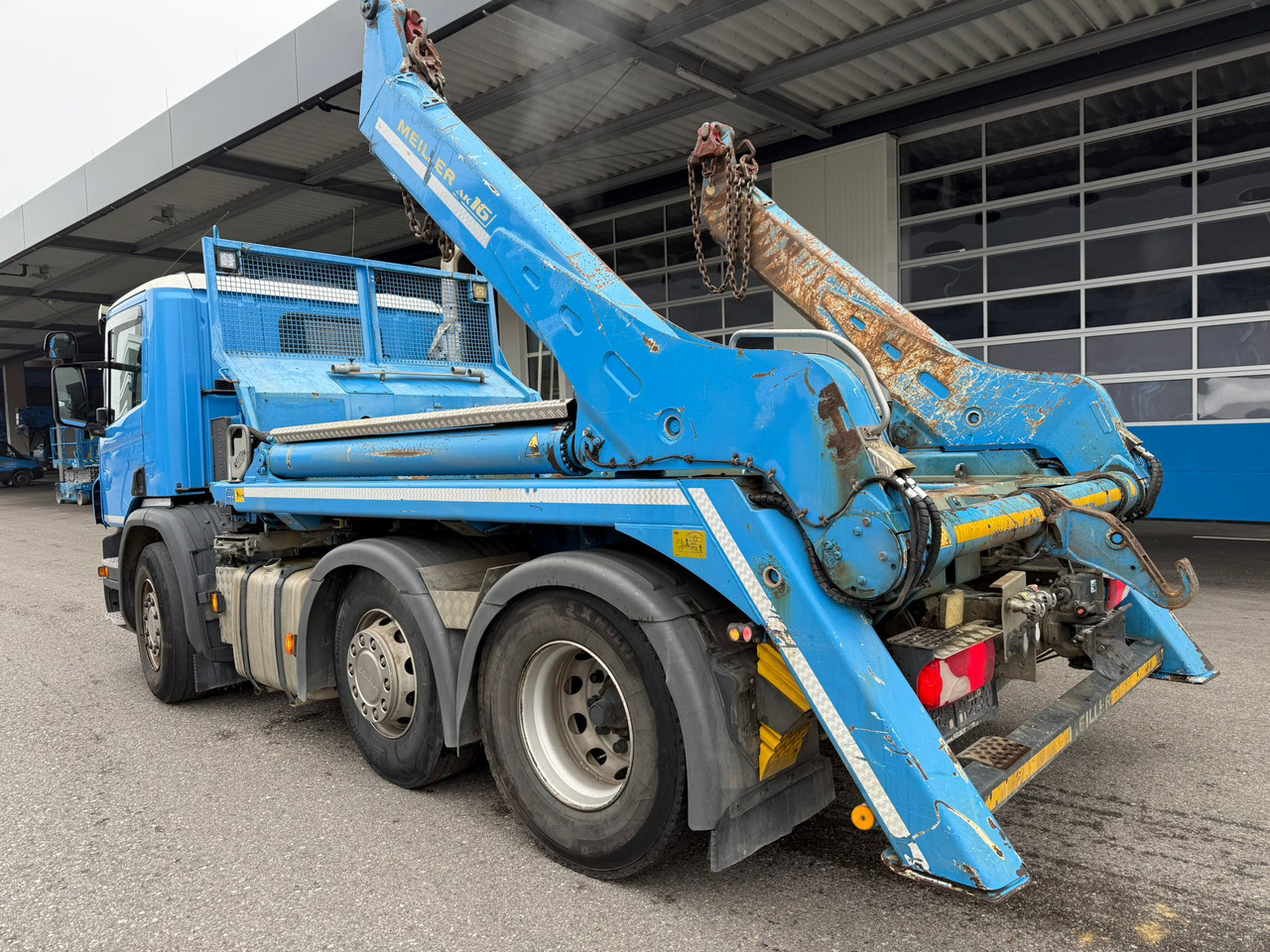 SCANIA P450 6x2 + AK16N TC - شاحنات قابلة للفك شاحنة: صور 3 SCANIA P450 6x2 + AK16N TC - شاحنات قابلة للفك شاحنة: صور 3