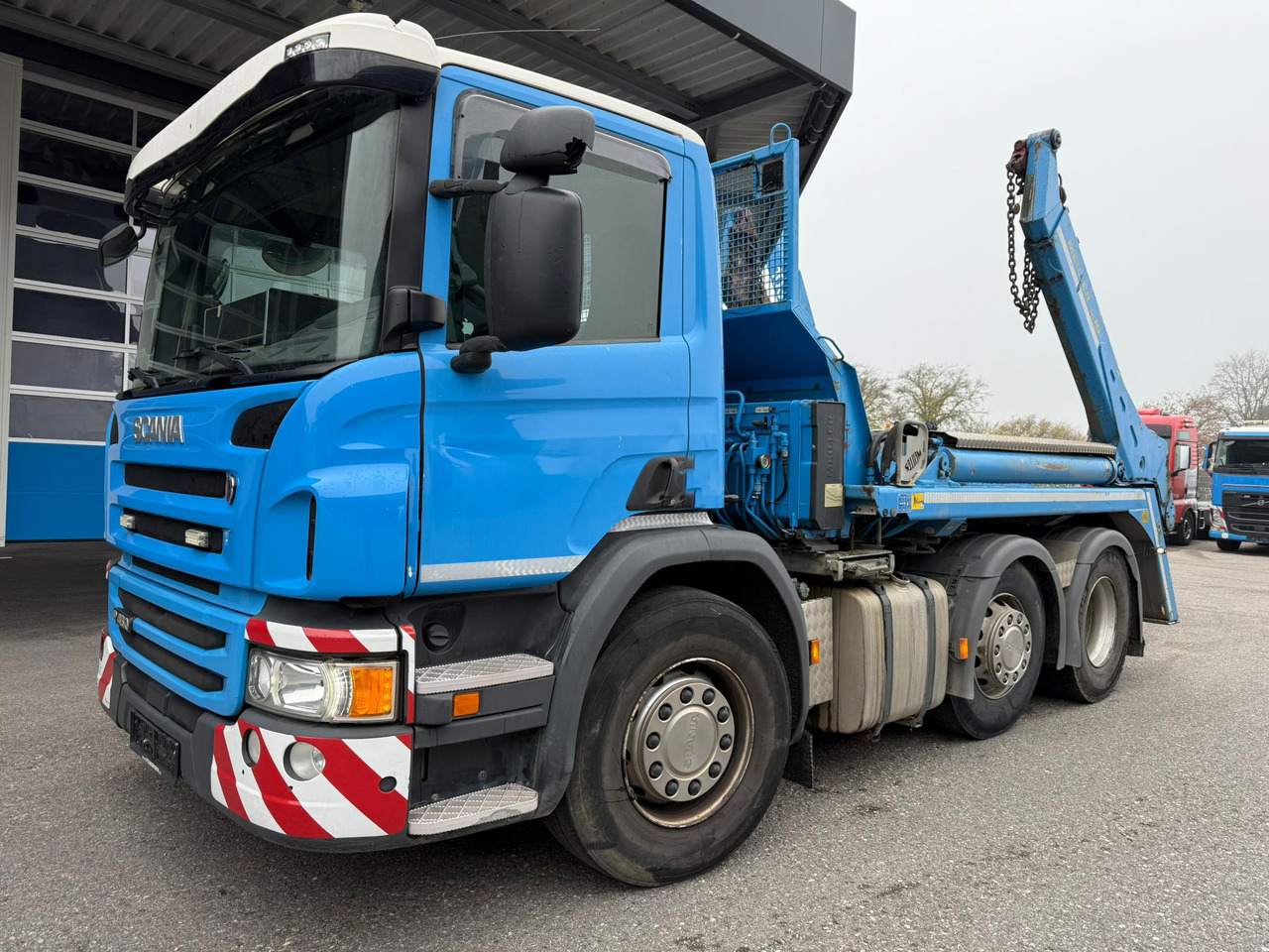 SCANIA P450 6x2 + AK16N TC - شاحنات قابلة للفك شاحنة: صور 1 SCANIA P450 6x2 + AK16N TC - شاحنات قابلة للفك شاحنة: صور 1