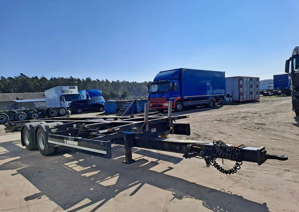 Krone Przyczepa Tandem - شاحنات الحاويات/ جسم علوي قابل للتغيير مقطورة: صور 3 Krone Przyczepa Tandem - شاحنات الحاويات/ جسم علوي قابل للتغيير مقطورة: صور 3