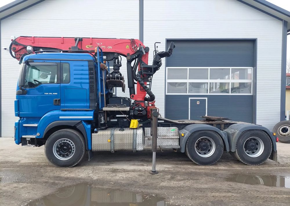 MAN TGS 26-480 6x4 do drewna PALFINGER Epsilon S 270L83 - شاحنة جرار: صور 2 MAN TGS 26-480 6x4 do drewna PALFINGER Epsilon S 270L83 - شاحنة جرار: صور 2