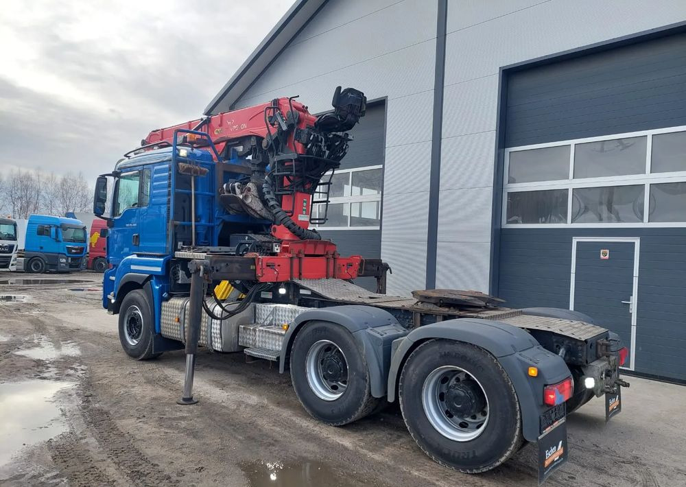 MAN TGS 26-480 6x4 do drewna PALFINGER Epsilon S 270L83 - شاحنة جرار: صور 2 MAN TGS 26-480 6x4 do drewna PALFINGER Epsilon S 270L83 - شاحنة جرار: صور 2