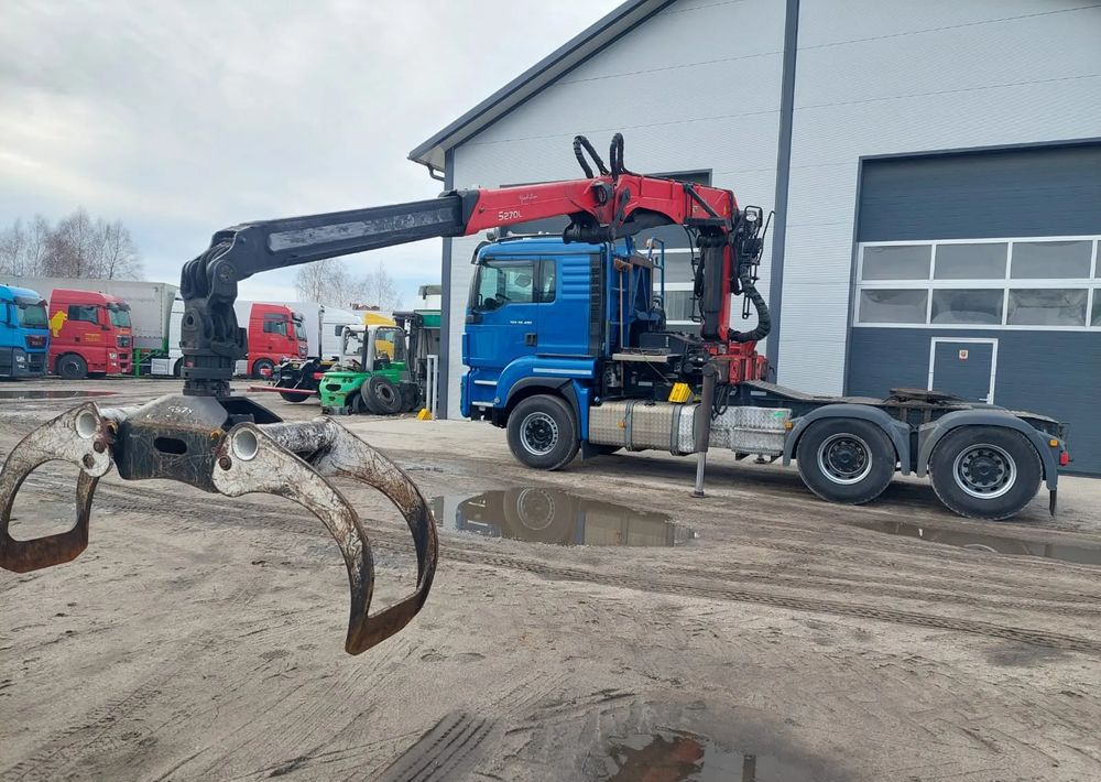 MAN TGS 26-480 6x4 do drewna PALFINGER Epsilon S 270L83 - شاحنة جرار: صور 1 MAN TGS 26-480 6x4 do drewna PALFINGER Epsilon S 270L83 - شاحنة جرار: صور 1