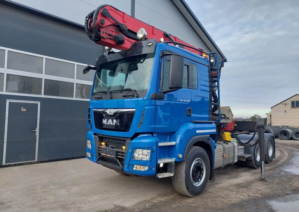 MAN TGS 26-480 6x4 do drewna PALFINGER Epsilon S 270L83 - شاحنة جرار: صور 5 MAN TGS 26-480 6x4 do drewna PALFINGER Epsilon S 270L83 - شاحنة جرار: صور 5