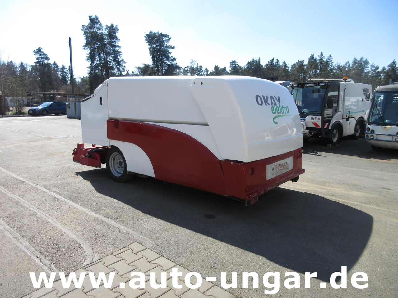 OKAY 3500 Elektra 80V IceResurfacer Elektro Eisbearbeitungsmaschine Zamboni - مركبة الخدمات الكهربائية: صور 2 OKAY 3500 Elektra 80V IceResurfacer Elektro Eisbearbeitungsmaschine Zamboni - مركبة الخدمات الكهربائية: صور 2