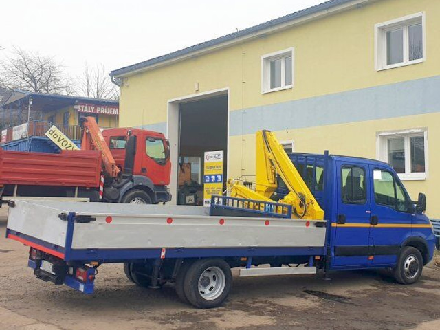 Iveco 50C18 Daily 3.D 16V +Effer - الشاحنات الصغيرة المسطحة, الشاحنات الصغيرة كابينة مزدوجة: صور 4 Iveco 50C18 Daily 3.D 16V +Effer - الشاحنات الصغيرة المسطحة, الشاحنات الصغيرة كابينة مزدوجة: صور 4