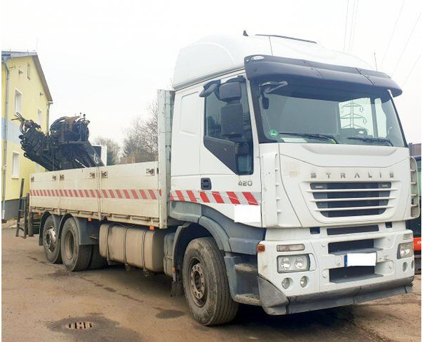 Iveco Stralis 420 - شاحنات مسطحة, شاحنة كرين: صور 1 Iveco Stralis 420 - شاحنات مسطحة, شاحنة كرين: صور 1