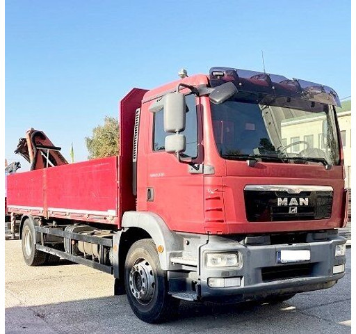 MAN 6m TGM 18.340 +Palfinger 12001 radio - شاحنات مسطحة, شاحنة كرين: صور 1 MAN 6m TGM 18.340 +Palfinger 12001 radio - شاحنات مسطحة, شاحنة كرين: صور 1