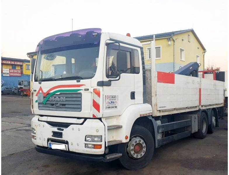 MAN 6x2 EUR4 TGA 26.430 BL crane REMOTE - شاحنات مسطحة, شاحنة كرين: صور 2 MAN 6x2 EUR4 TGA 26.430 BL crane REMOTE - شاحنات مسطحة, شاحنة كرين: صور 2