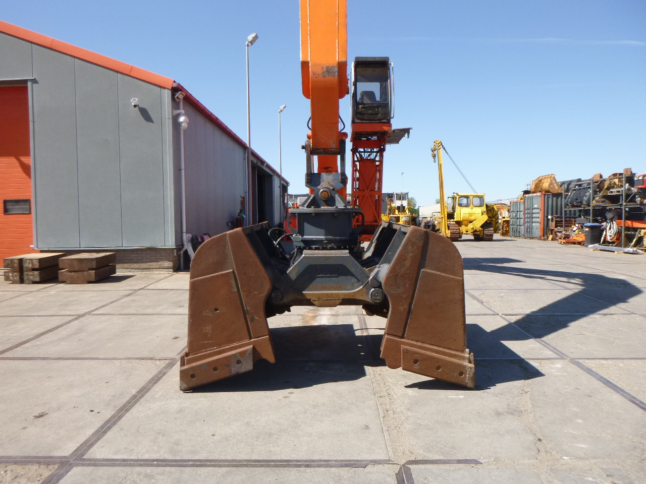 حفارة النقل والشحن FIAT-HITACHI EX455 Stationary dock/ship material handler: صور 7