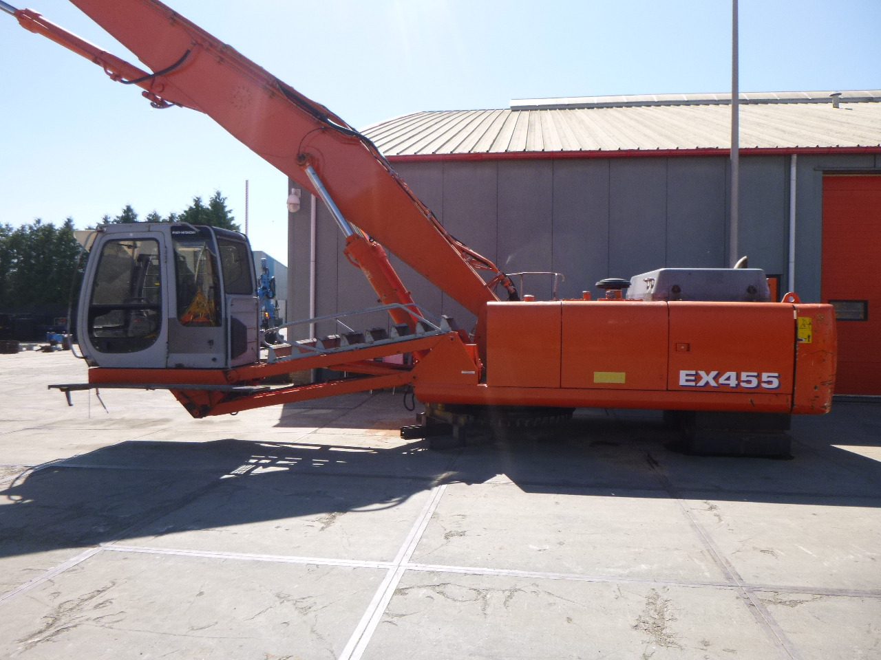 حفارة النقل والشحن FIAT-HITACHI EX455 Stationary dock/ship material handler: صور 20