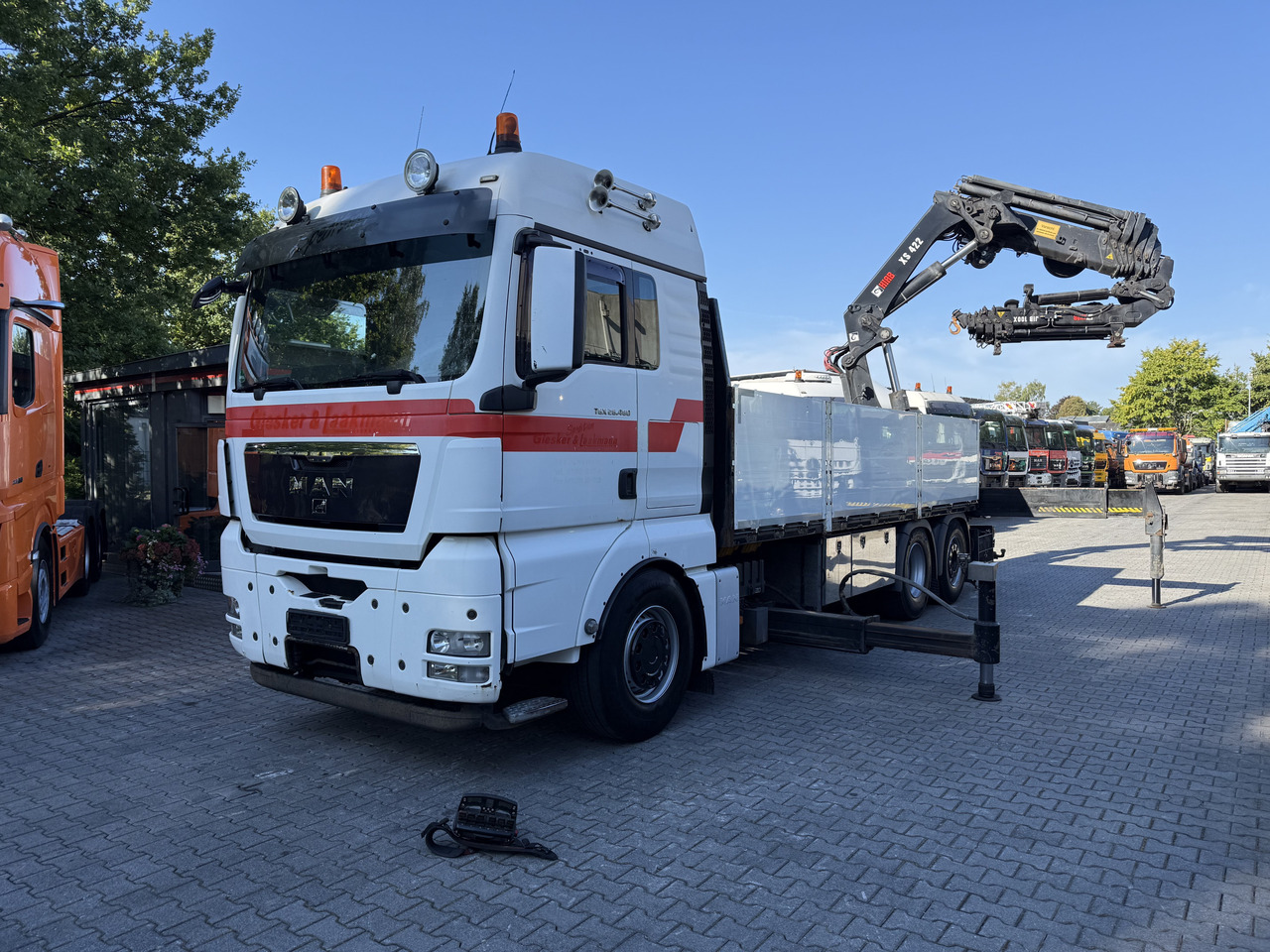 MAN TGX 26.480 6X2 Hiab 422 + Jib + Winde - شاحنات مسطحة, شاحنة كرين: صور 1 MAN TGX 26.480 6X2 Hiab 422 + Jib + Winde - شاحنات مسطحة, شاحنة كرين: صور 1