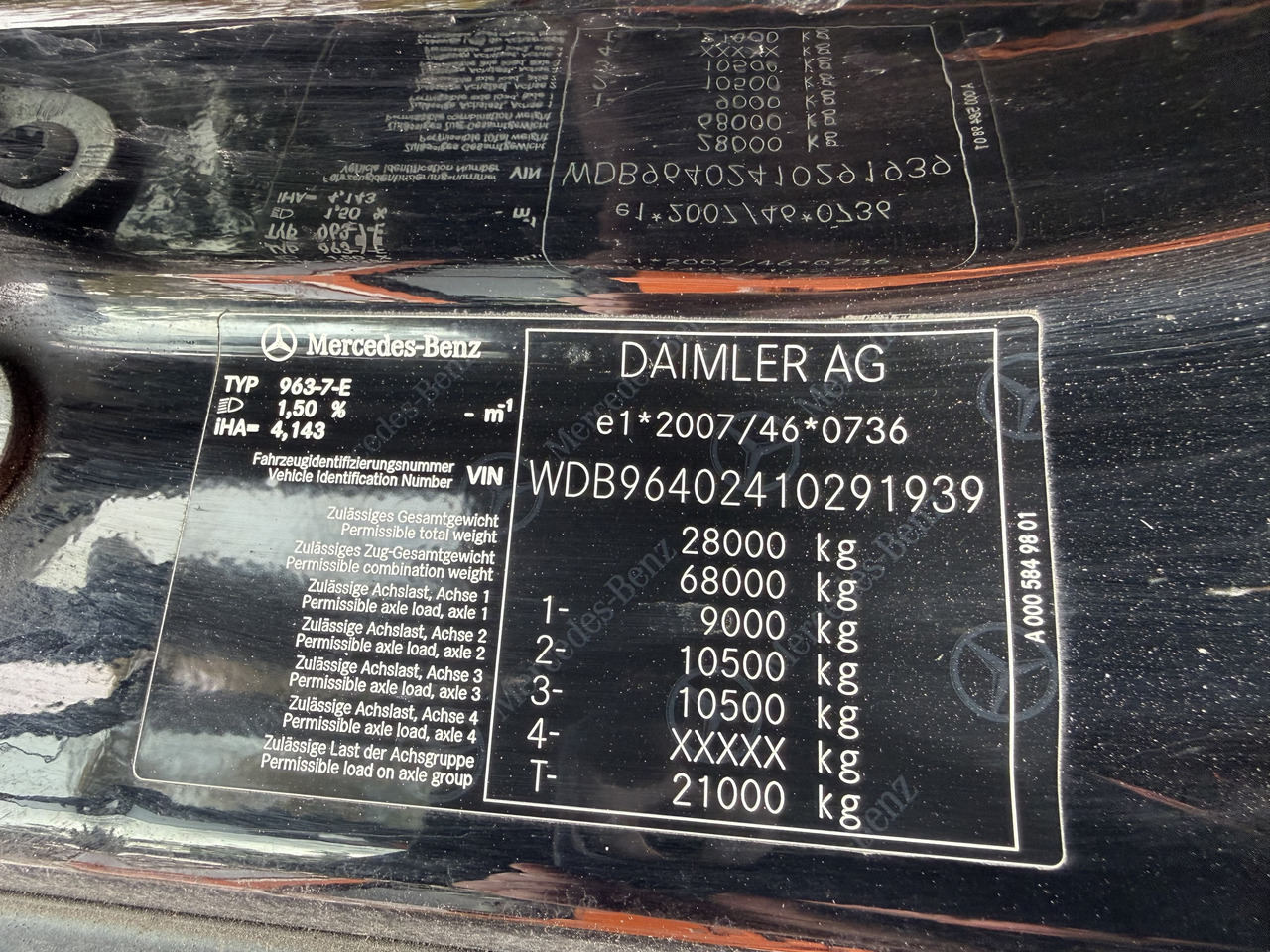 Mercedes-Benz Arocs 2653 6X4 Kran Kesla 2124L - شاحنة جرار: صور 5 Mercedes-Benz Arocs 2653 6X4 Kran Kesla 2124L - شاحنة جرار: صور 5