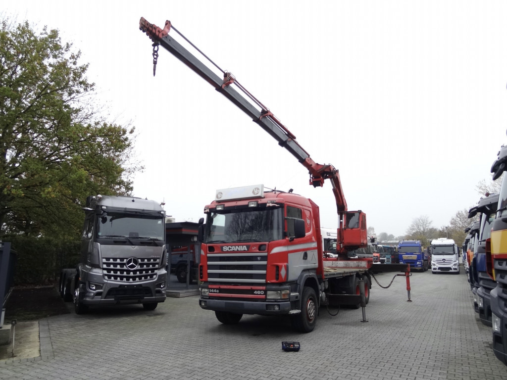 شاحنات مسطحة, شاحنة كرين Scania R144 460 6X4 Fassi 360 bis 25 Meter: صور 13