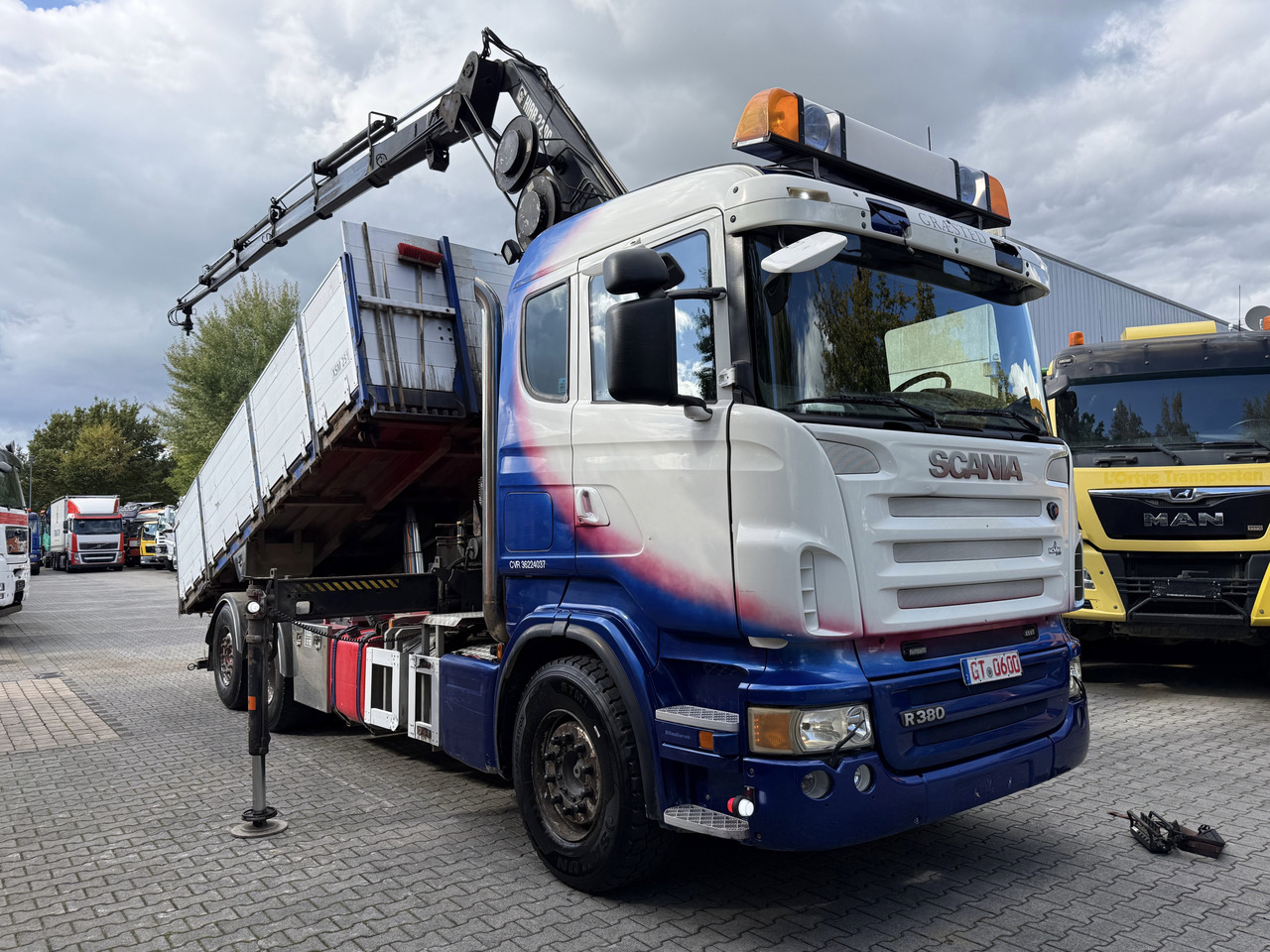 قلابات, شاحنة كرين Scania R380 6X2*4 Kipper mit Kran HIAB 220: صور 9 قلابات, شاحنة كرين Scania R380 6X2*4 Kipper mit Kran HIAB 220: صور 9