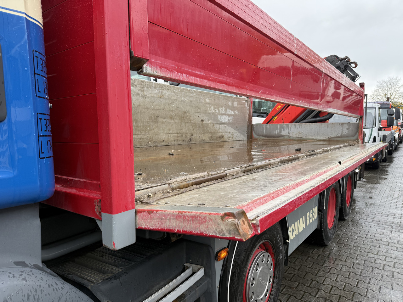 Scania R580 V8 8X4 Kipper Kran Palfinger 22002 - قلابات, شاحنة كرين: صور 5 Scania R580 V8 8X4 Kipper Kran Palfinger 22002 - قلابات, شاحنة كرين: صور 5