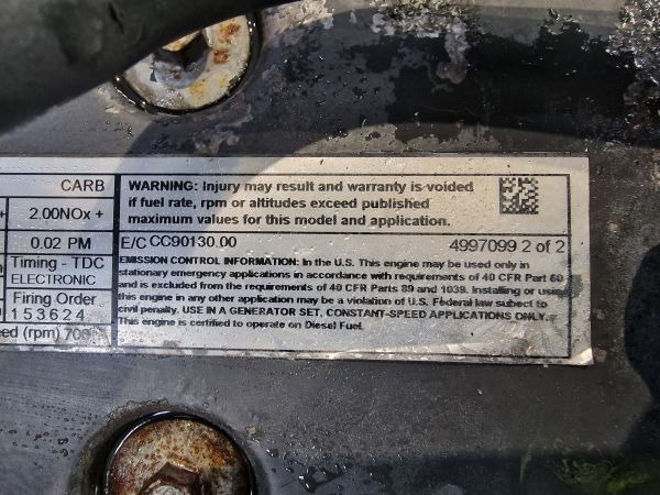 Cummins QSB7-G6 NR4 CPL3277 Engine (Plant) - المحرك - آلات البناء: صور 3 Cummins QSB7-G6 NR4 CPL3277 Engine (Plant) - المحرك - آلات البناء: صور 3