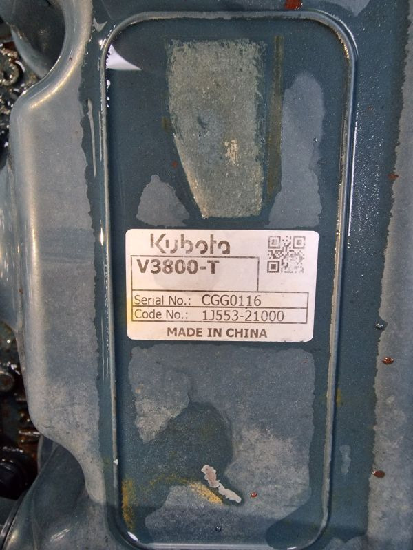 Kubota V3800-DI-T-ET18 Engine (Plant) - المحرك - آلات البناء: صور 2 Kubota V3800-DI-T-ET18 Engine (Plant) - المحرك - آلات البناء: صور 2