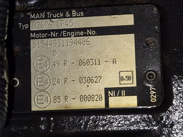 MAN D2676 LF45 Engine (Truck) - المحرك - شاحنة: صور 2 MAN D2676 LF45 Engine (Truck) - المحرك - شاحنة: صور 2