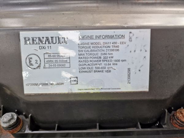 Renault DXI11430-EEV Engine (Truck) - المحرك - شاحنة: صور 2 Renault DXI11430-EEV Engine (Truck) - المحرك - شاحنة: صور 2